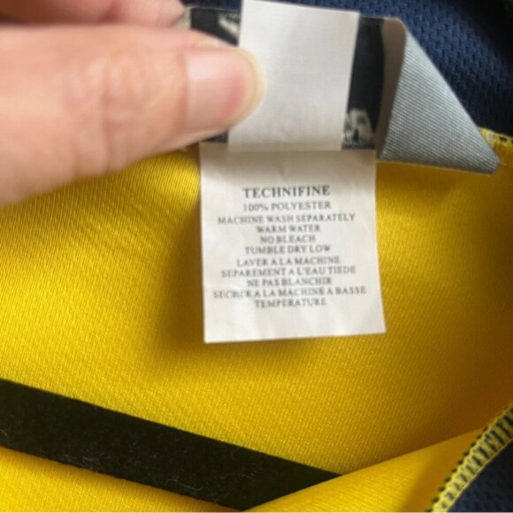 Sugoi cycling bright yellow blue jersey shirt Sz XL - Picture 8 of 10